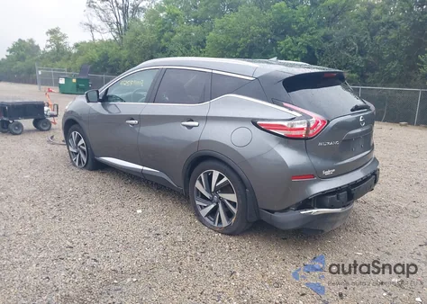 2016 Nissan Murano Platinum/S/Sl/Sv из США, поврежденный, VIN 5N1AZ2MH1GN122347